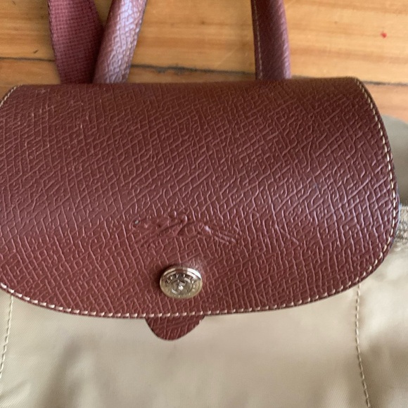 Longchamp backpack Cream and Brown Backpack - Picture 5 of 10
